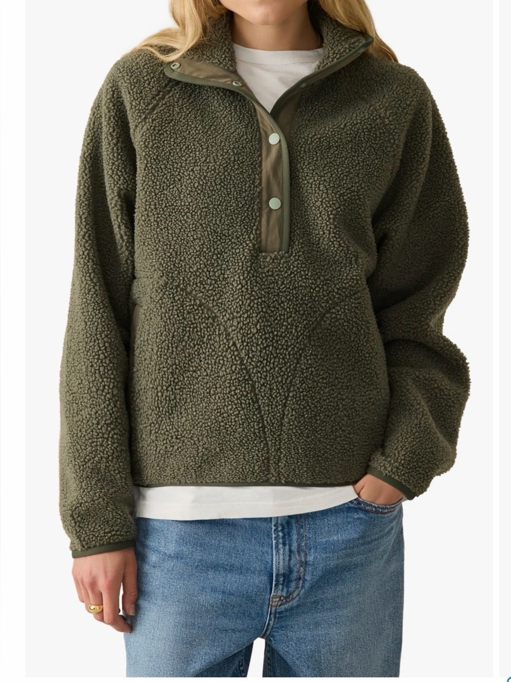 NWOT Faherty fleece pullover